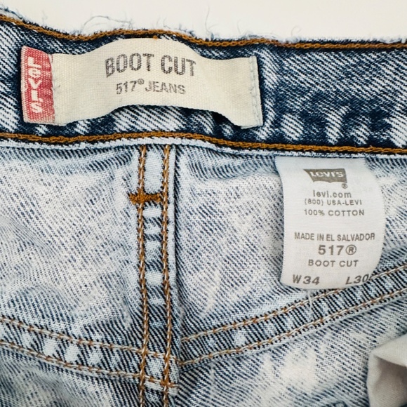 Levi Boot Cut 517 Jean Shorts - Picture 3 of 3